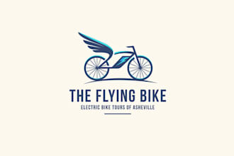 design exceptional an electric bike tour company logo