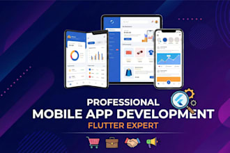 build high quality flutter mobile apps for android and ios
