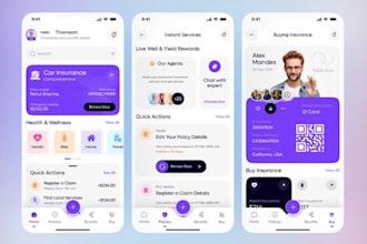 develop advanced financial accounting app, crownfunding app, insurance app