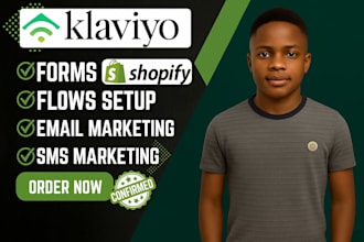 do klaviyo email flows, form page , klaviyo flows, shopify