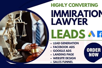 generate immigration leads lawyer leads attorney law firm leads personal injury