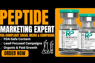 be your peptide marketing expert peptide facebook ads setup peptide sales funnel