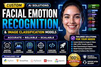 build deep learning models for facial emotion recognition