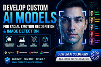 develop custom ai models for facial emotion recognition and image classification
