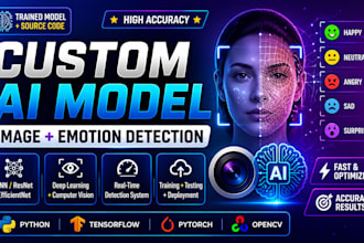 create custom ai model for image and emotion detection