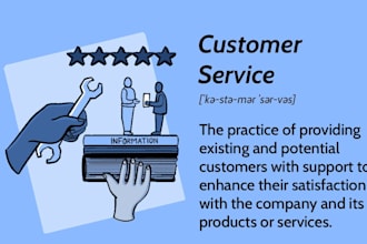 work on customer support