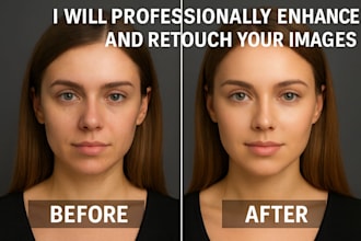 professionally enhance and retouch your images