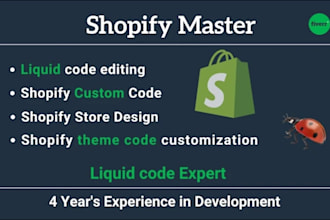fix shopify issues, bugs, apps, theme errors, and store problems