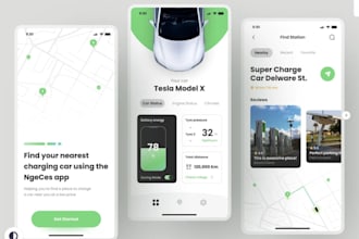 build ev charging, fleet management, ride sharing app with crypto integration