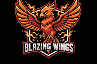 make outstanding phoenix mascot logo with express delivery with t shirt design