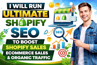 ultimate shopify SEO to boost shopify sales ecommerce sales and organic traffic