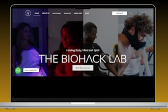 build nutraceutical website research peptides biohacking peptide marketing site