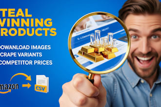 scrape e commerce products from any website to shopify or csv