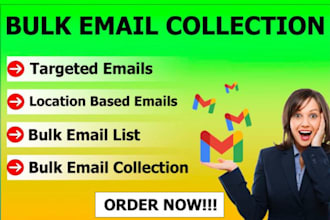 collect targeted bulk email addresses for your business