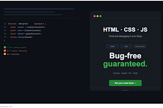 fix front and back end bugs HTML, CSS, javascript