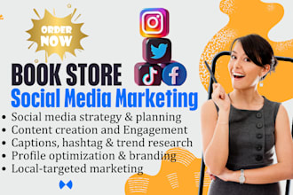 grow your bookstore with viral social media content