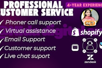 full time customer support and virtual assistance