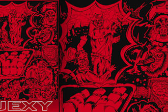 draw a metal artwork, skull illustration, tshirt design