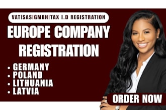 register your eu company, gmbh reg, vat reg, and business docs online