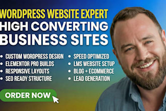 build wordpress website, wordpress blog website design, lms website development