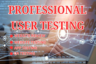 do user testing, usability testing, website testing, website review, app testing