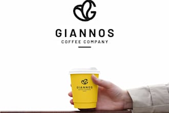 design modern coffee shop logo in 24 hours