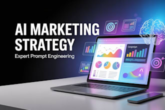 create ai marketing strategy and prompt system