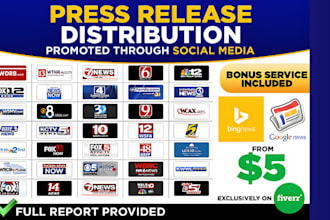 do press release distribution with social media marketing