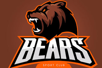do mascot sports cartoon logo design