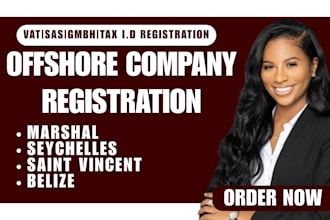 set up offshore company, ibc reg, vat help, and business docs fast