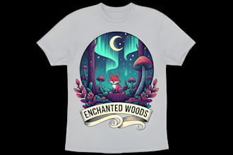 do awesome custom t shirt logo design