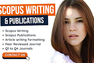 do professional scopus article writing for q1 q2 q3 q4 journal publications