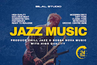 remake high quality chill jazz with fast delivery