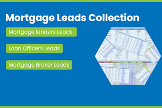 collect mortgage lenders, loan officers, broker leads