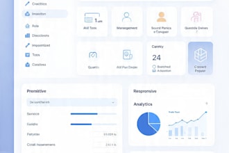 build admin panels dashboards in laravel or PHP