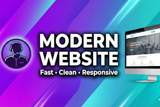 create a modern, fast and stylish website for your business
