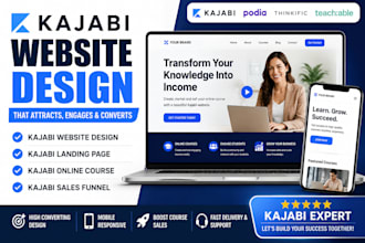 design kajabi sales page, kajabi landing page website for kajabi online course