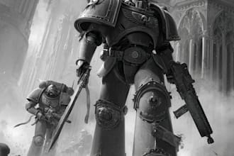 create warhammer 40k art