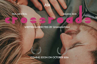 design a cinematic movie poster in netflix or hollywood style