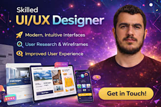 design and redesign professional figma UI UX websites responsive on all devices