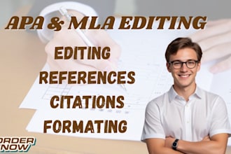 proofread and edit apa and mla papers in 12 hours