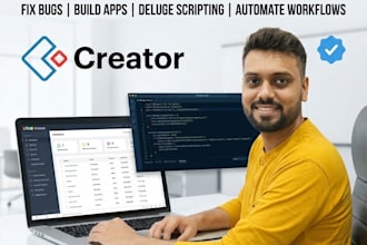 fix zoho creator bugs, deluge scripts, or integration errors