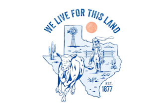 design a custom western cattle brand logo for ranch or farm