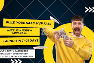 build your saas mvp or startup prototype fast