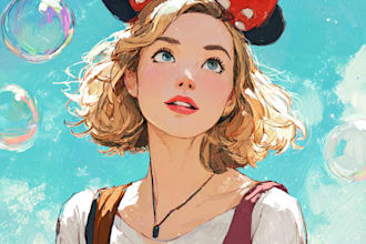 create your portrait in disney style
