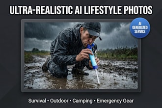 create realistic lifestyle photos