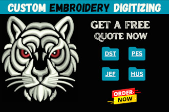 do professional embroidery digitizing to dst pes asap