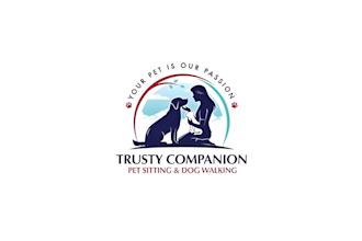 design modern animal care, dog, pet and veterinary clinic logo