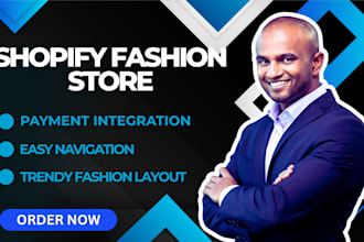 design a shopify store for fashion brand and cosmetics
