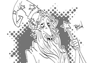 draw energetic and vibrant cartoon style coloring pages